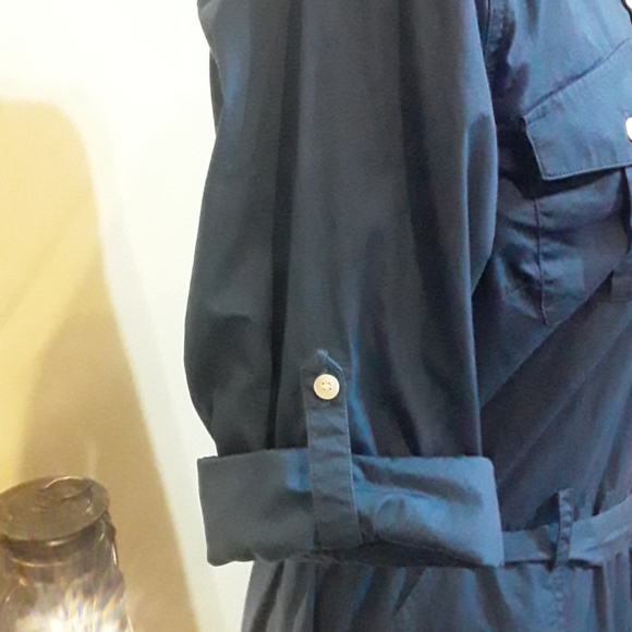 Chaps Button Down Dress - Picture 5 of 8